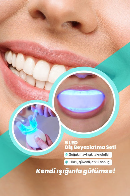 Bulmuşken Diş Beyazlatıcı Set 5 Led