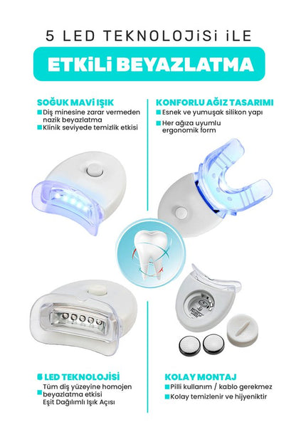 Bulmuşken Diş Beyazlatıcı Set 5 Led