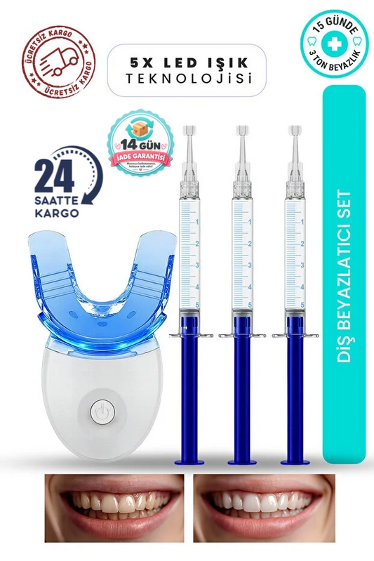 Bulmuşken Diş Beyazlatıcı Set 5 Led